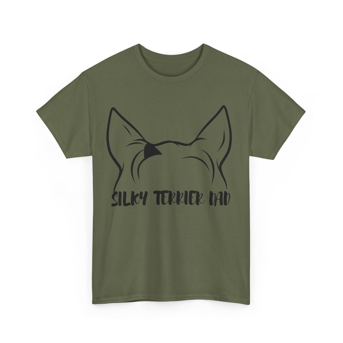 Silky Terrier Dad Tee