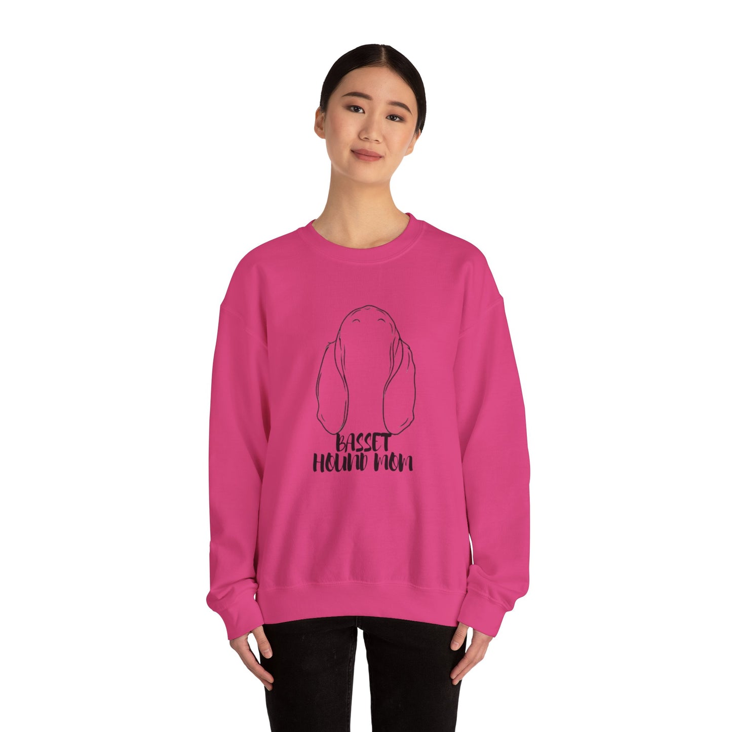 Basset Hound Mom Crewneck