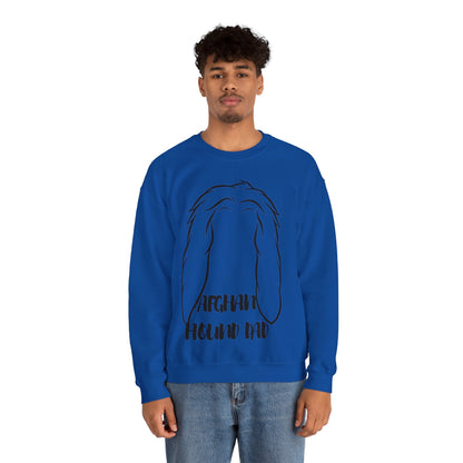 Afghan Hound Dad Crewneck