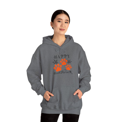 Happy Halloween Paw Print hoodie