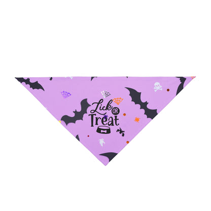 Lick or Treat Halloween Pet Bandana