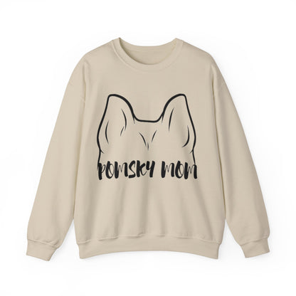 Pomsky Mom Crewneck