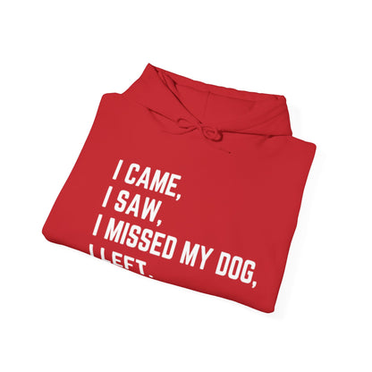 Came, Saw, Missed my Dog Hoodie