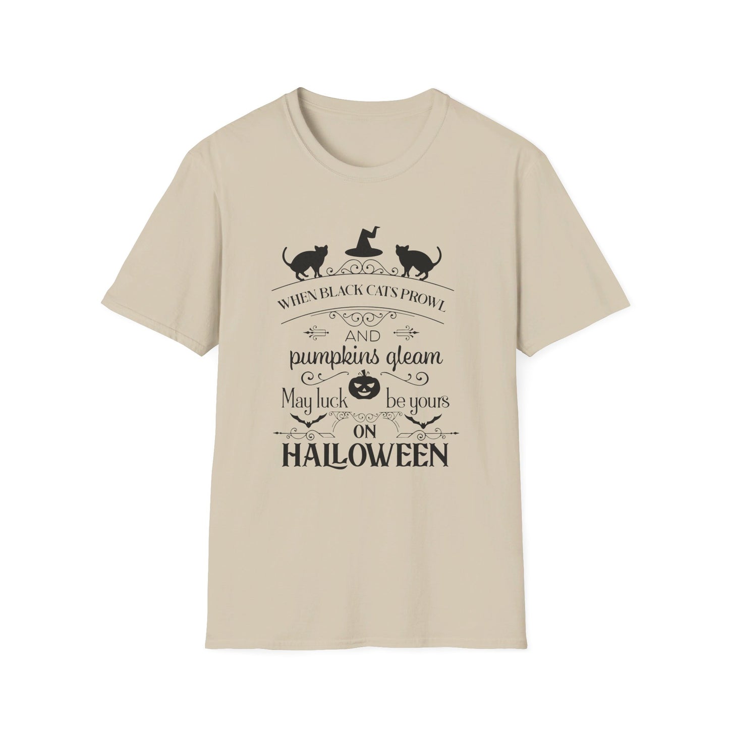 When Black Cats Prowl Halloween Tee