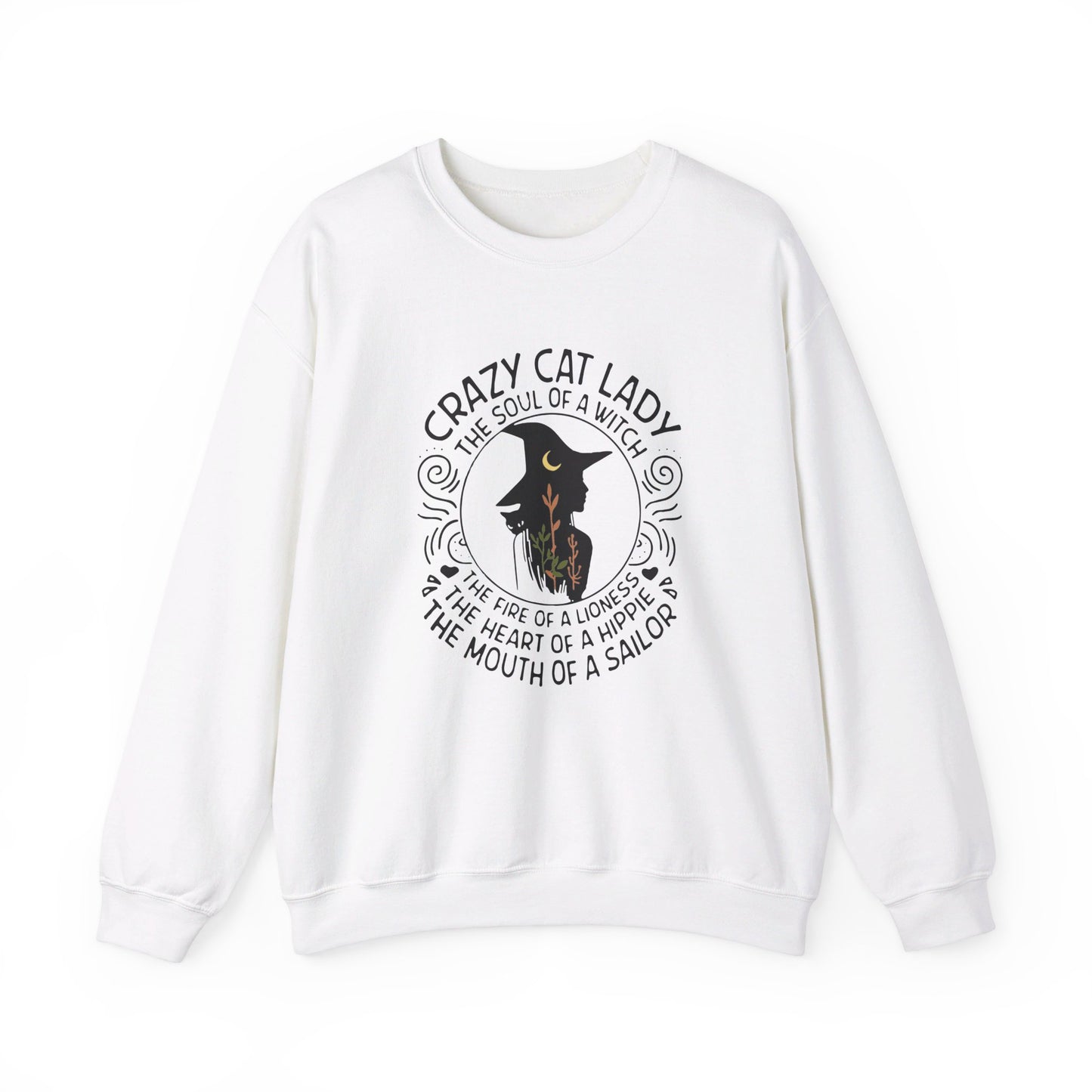 Crazy Cat Lady Halloween Crewneck