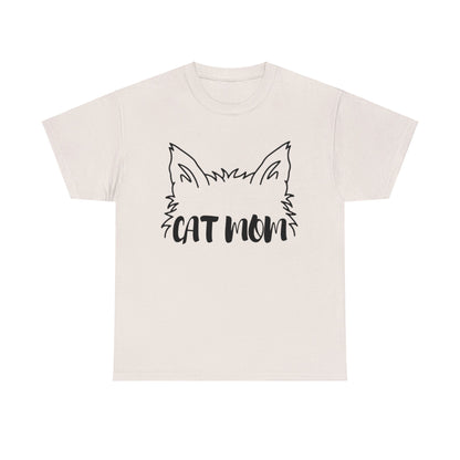 Long-Haired Cat Mom Tee