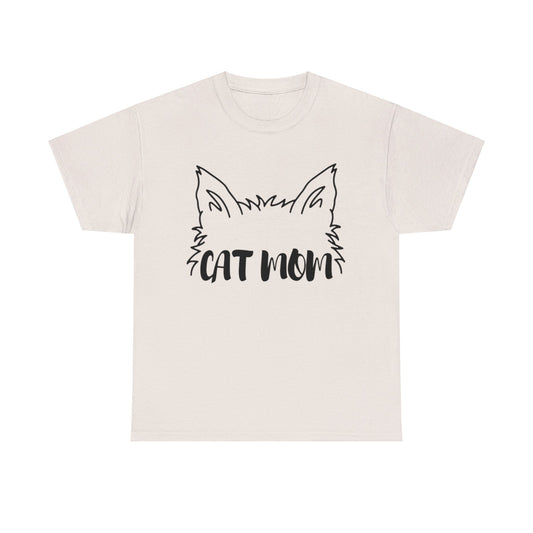 Long-Haired Cat Mom Tee