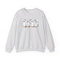 Ghost Cats with Pumpkins Halloween Crewneck