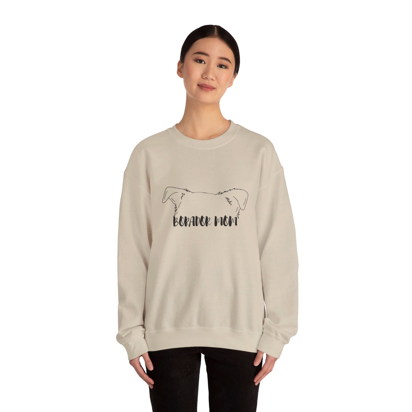 Border Collie-Labrador Mom Crewneck