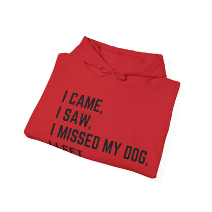 Came, Saw, Missed my Dog Hoodie