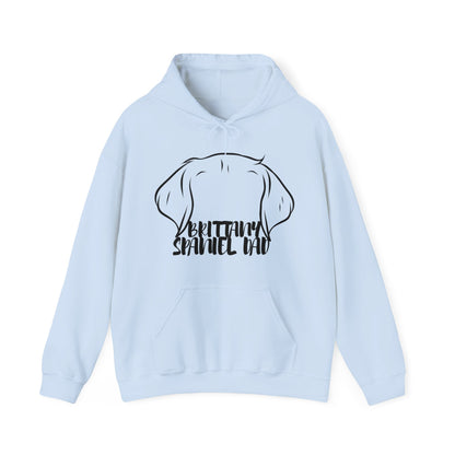 Brittany Spaniel Dad Hoodie