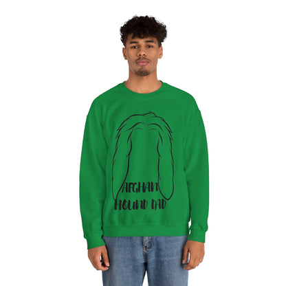 Afghan Hound Dad Crewneck