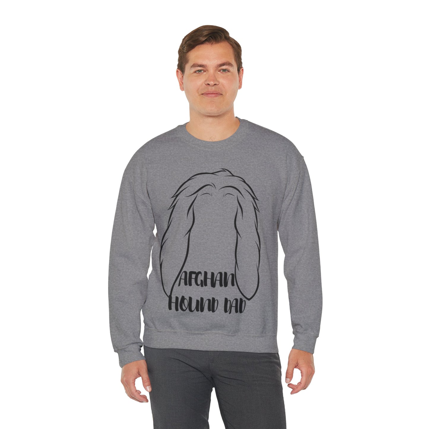 Afghan Hound Dad Crewneck