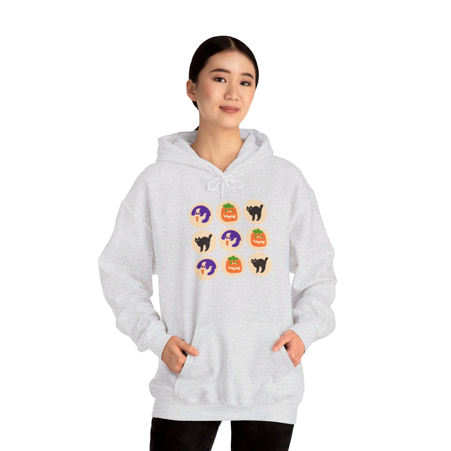 Halloween Cat Cookie Hoodie