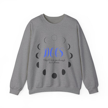 Dogs Moon Phase Crewneck