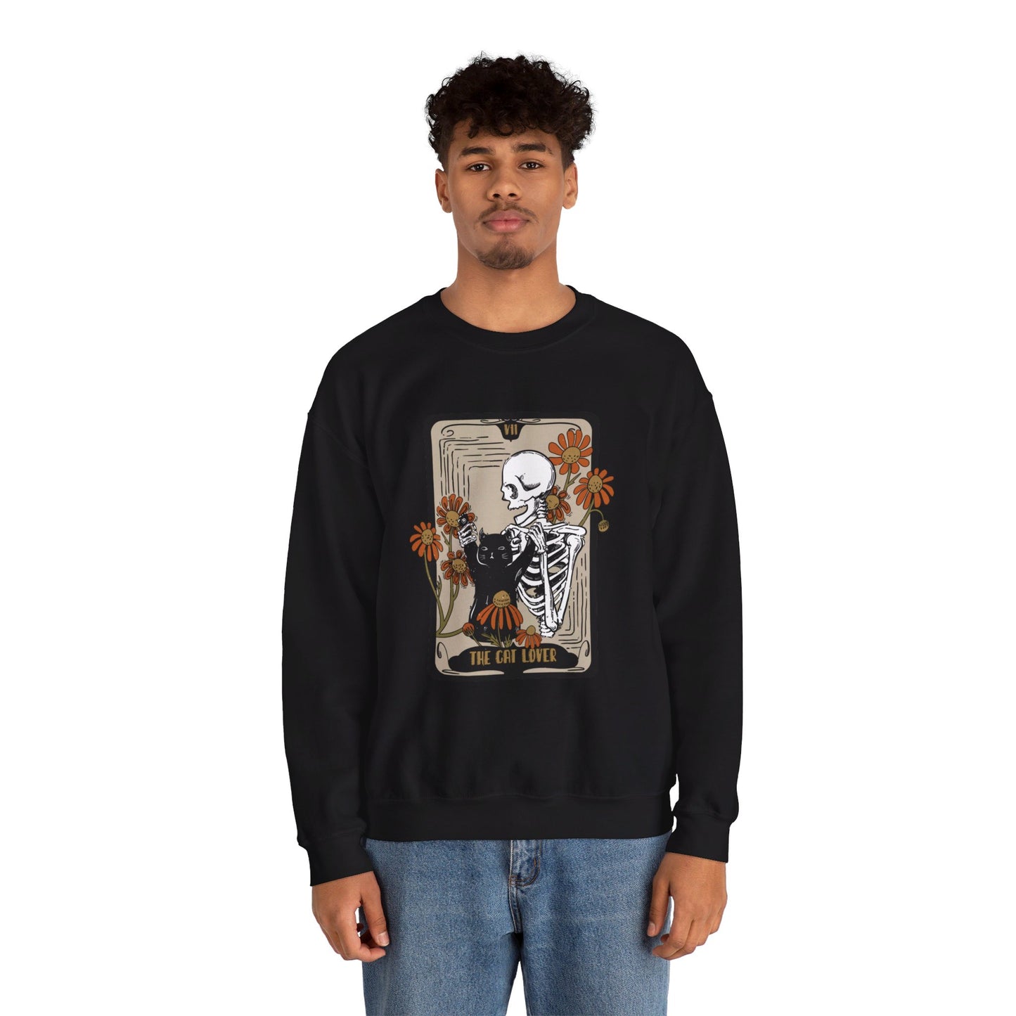 The Cat Lovers Tarot Halloween Crewneck