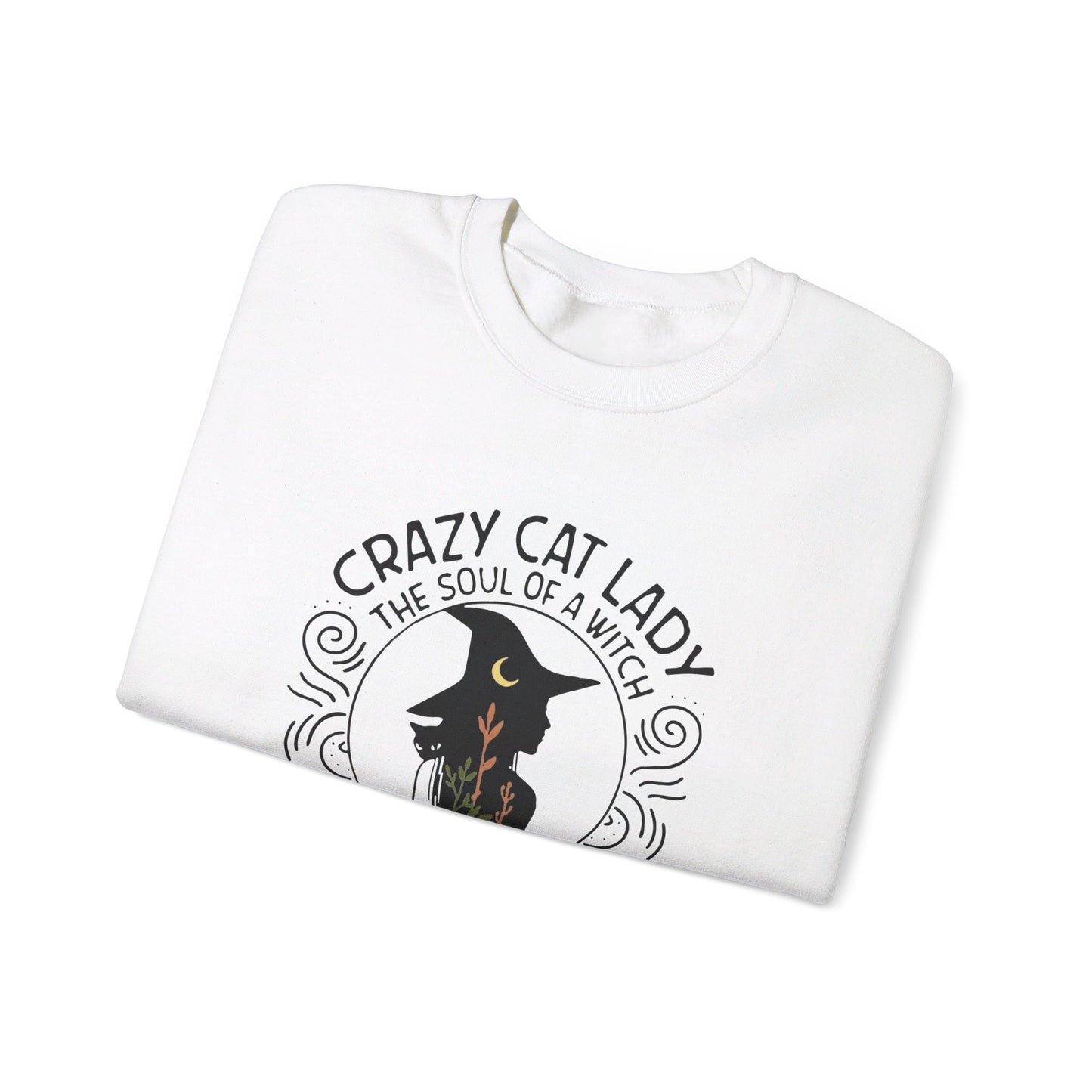 Crazy Cat Lady Halloween Crewneck