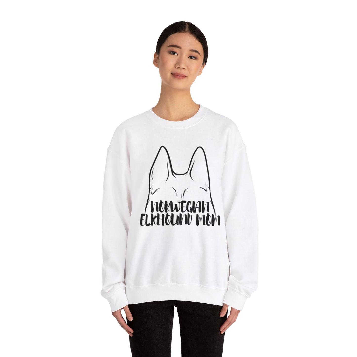 Norwegian Elkhound Mom Crewneck