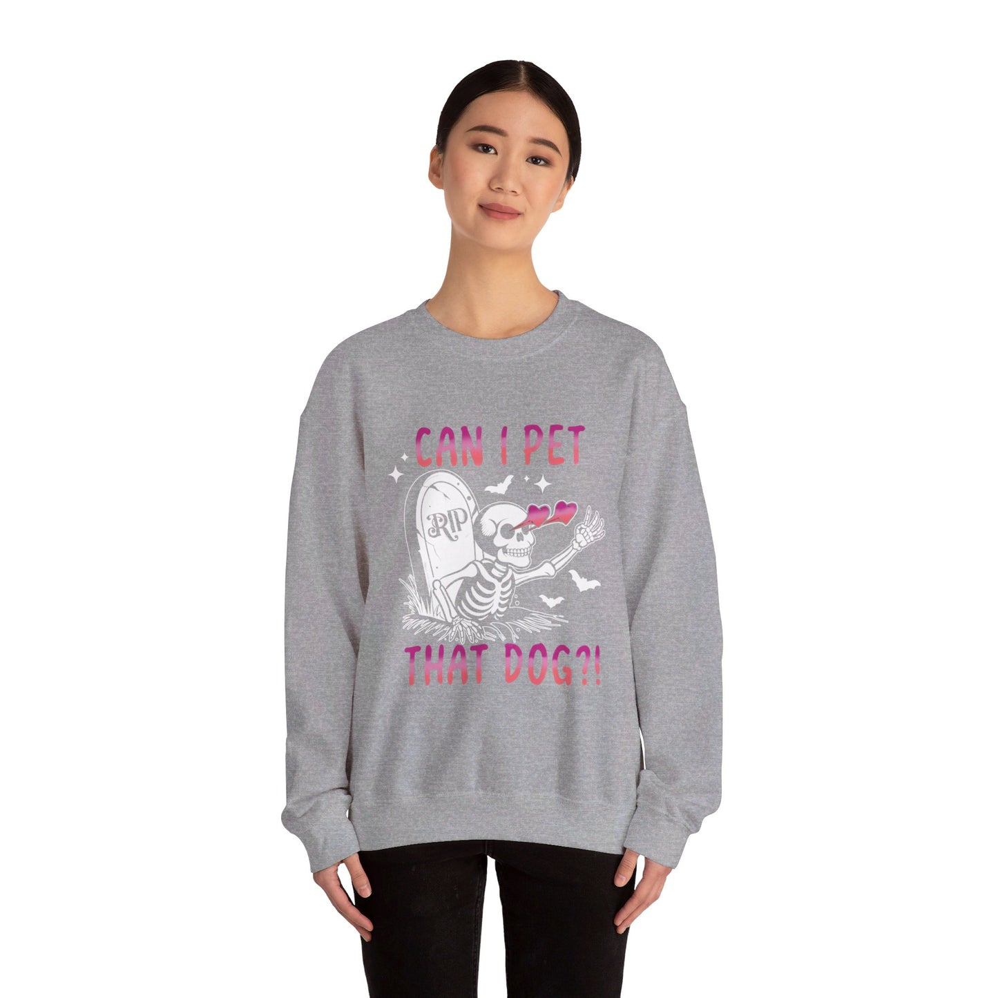 Can I Pet That Dog Halloween Crewneck