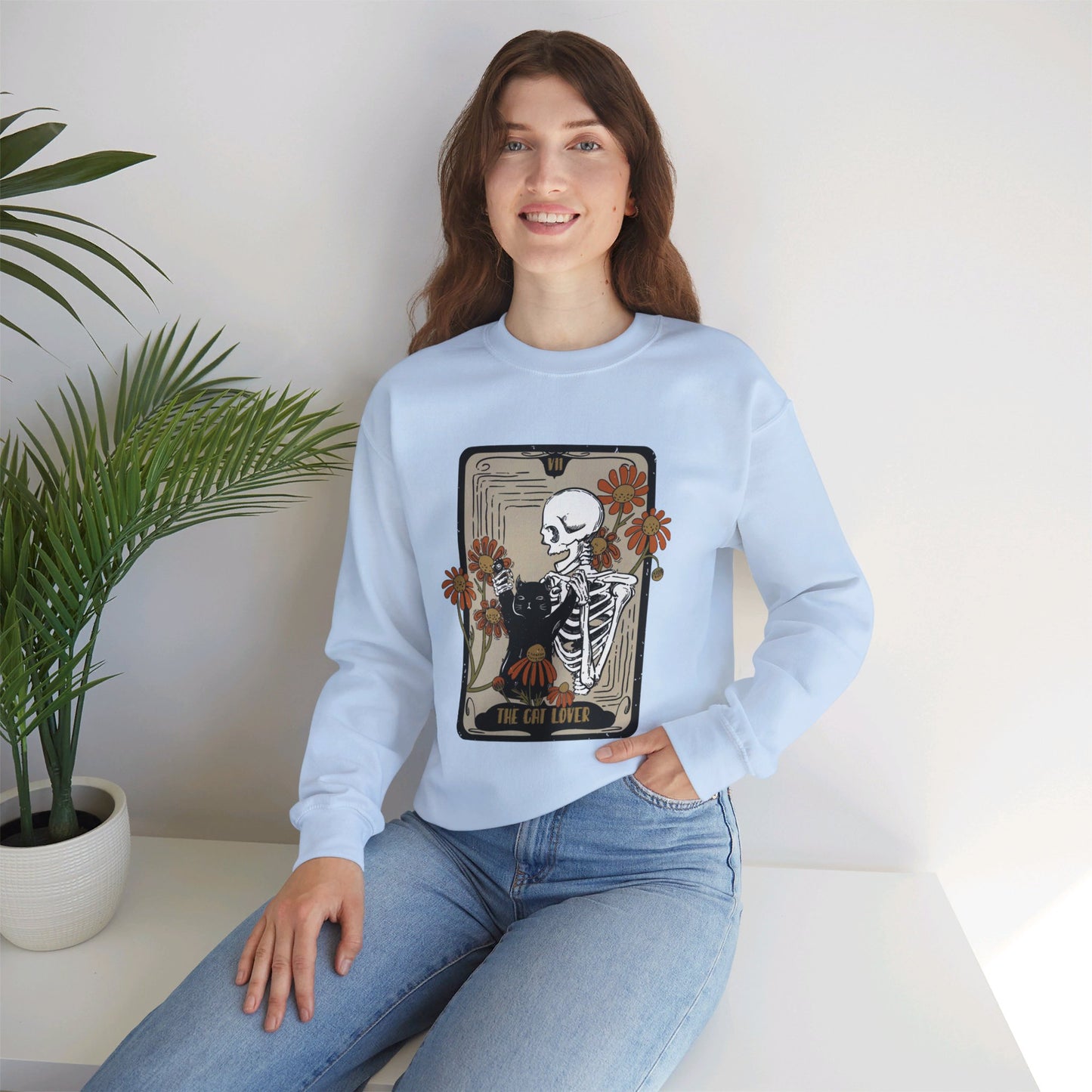 The Cat Lovers Tarot Halloween Crewneck