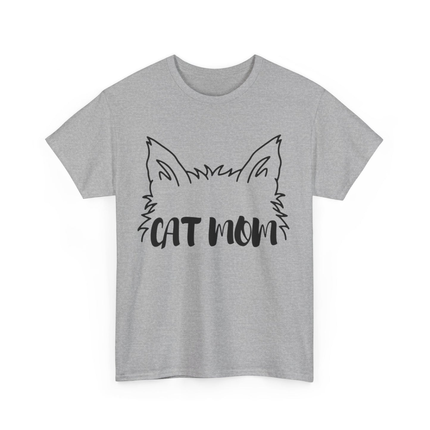 Long-Haired Cat Mom Tee