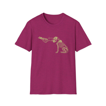 Skeleton Dog Boop Halloween Tee