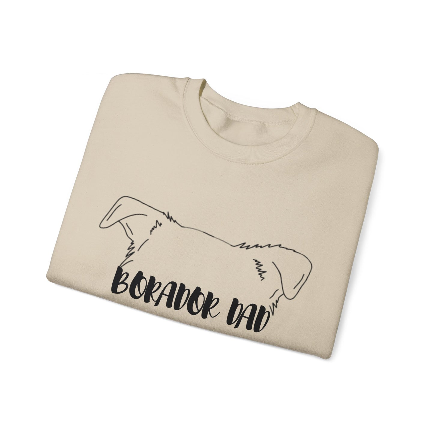 Border Collie Labrador Dad Crewneck