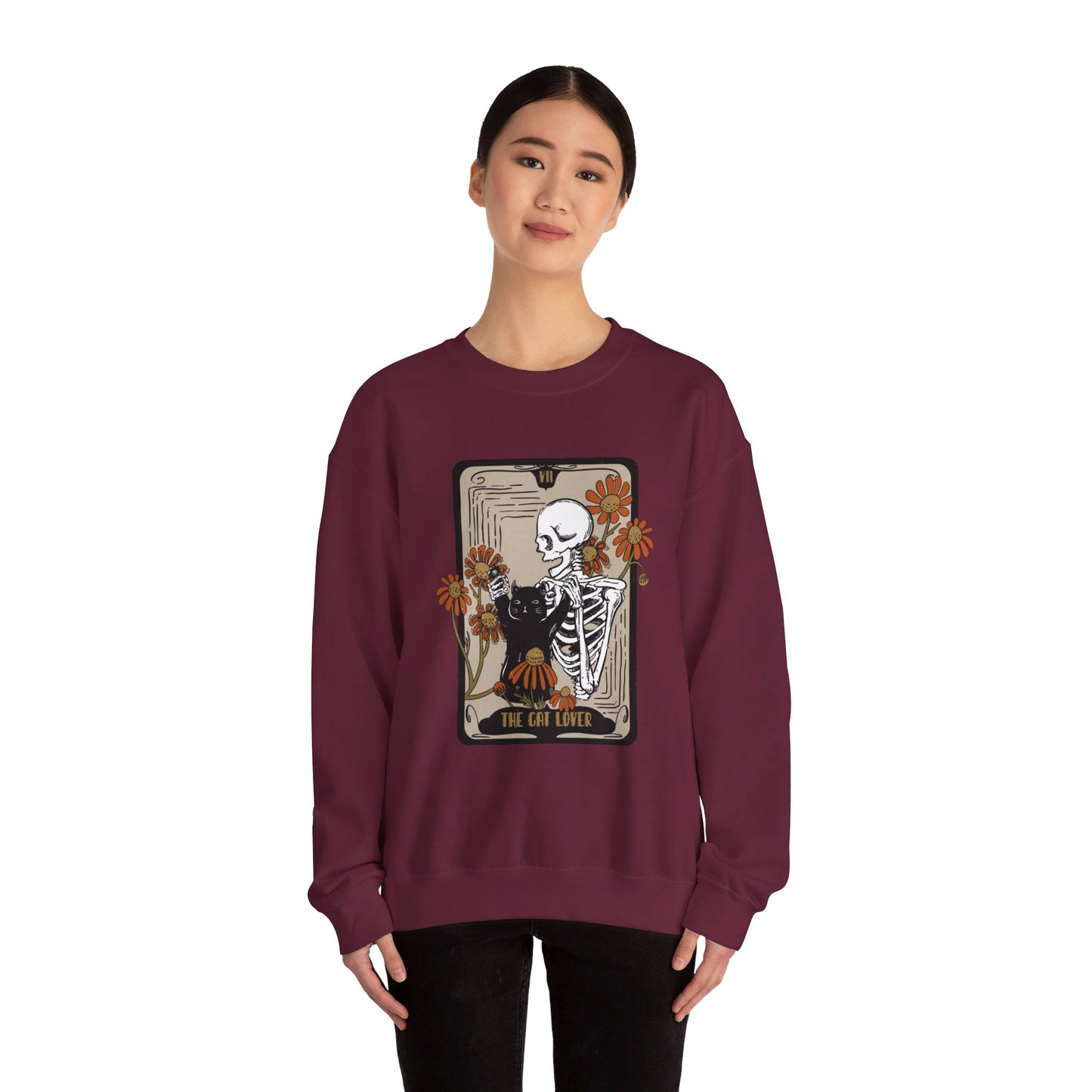 The Cat Lovers Tarot Halloween Crewneck