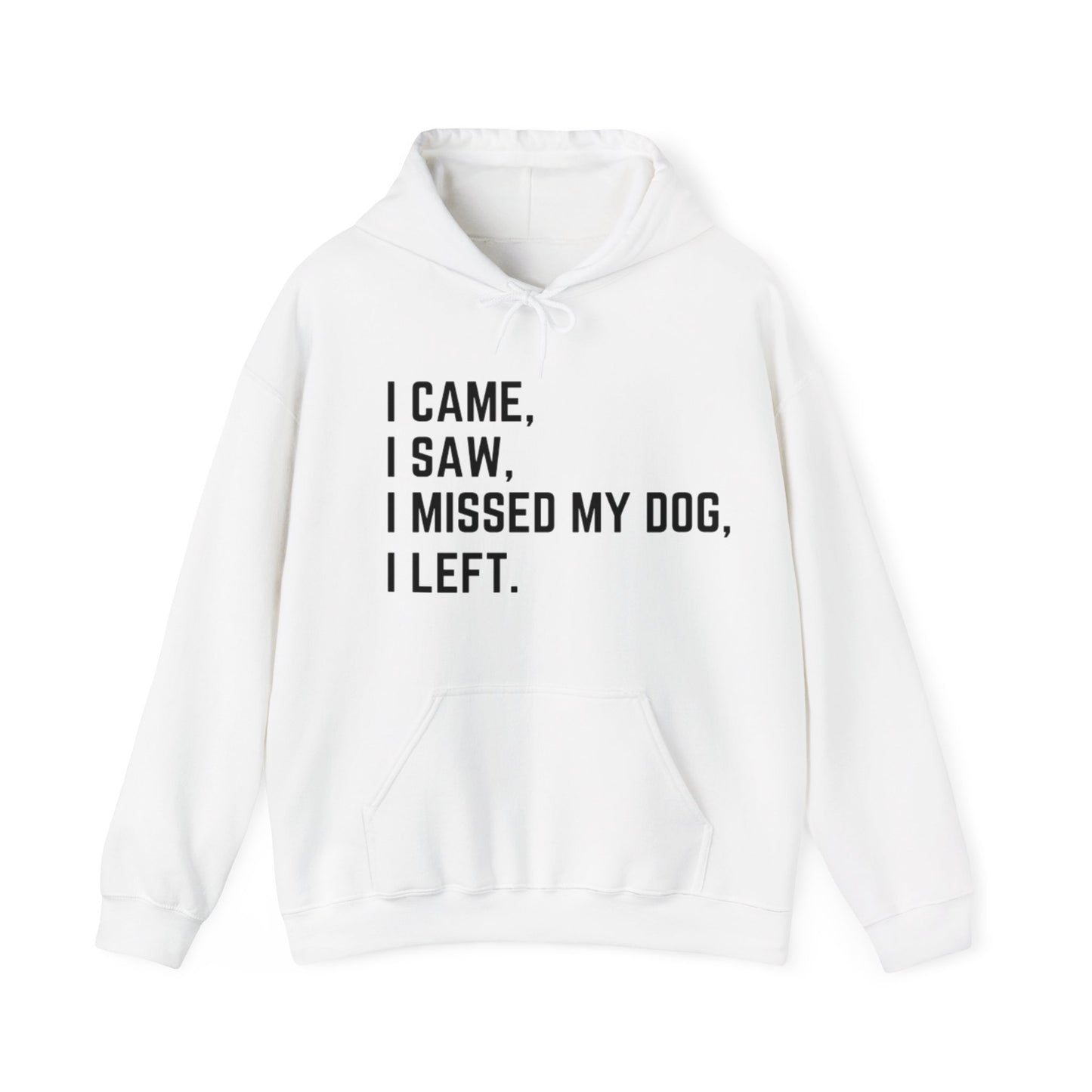 Came, Saw, Missed my Dog Hoodie