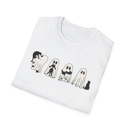 Ghosts Holding Cats Halloween Tee