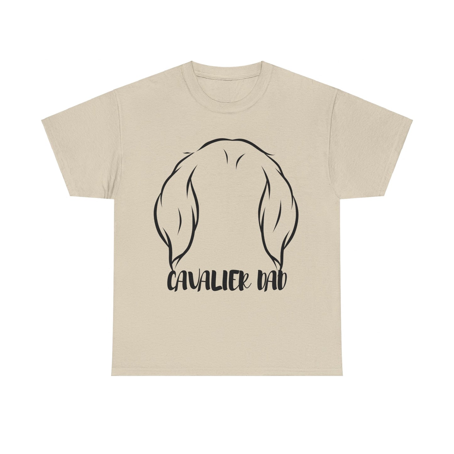 Cavalier King Charles Spaniel Dad Tee