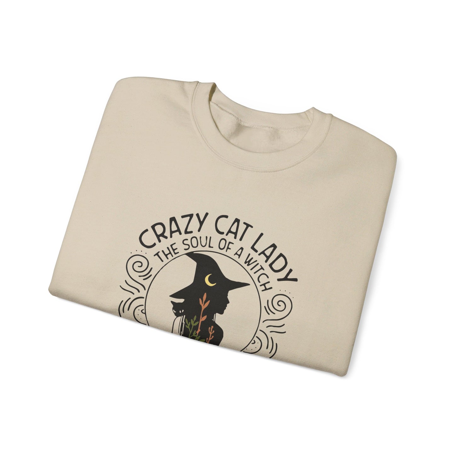 Crazy Cat Lady Halloween Crewneck