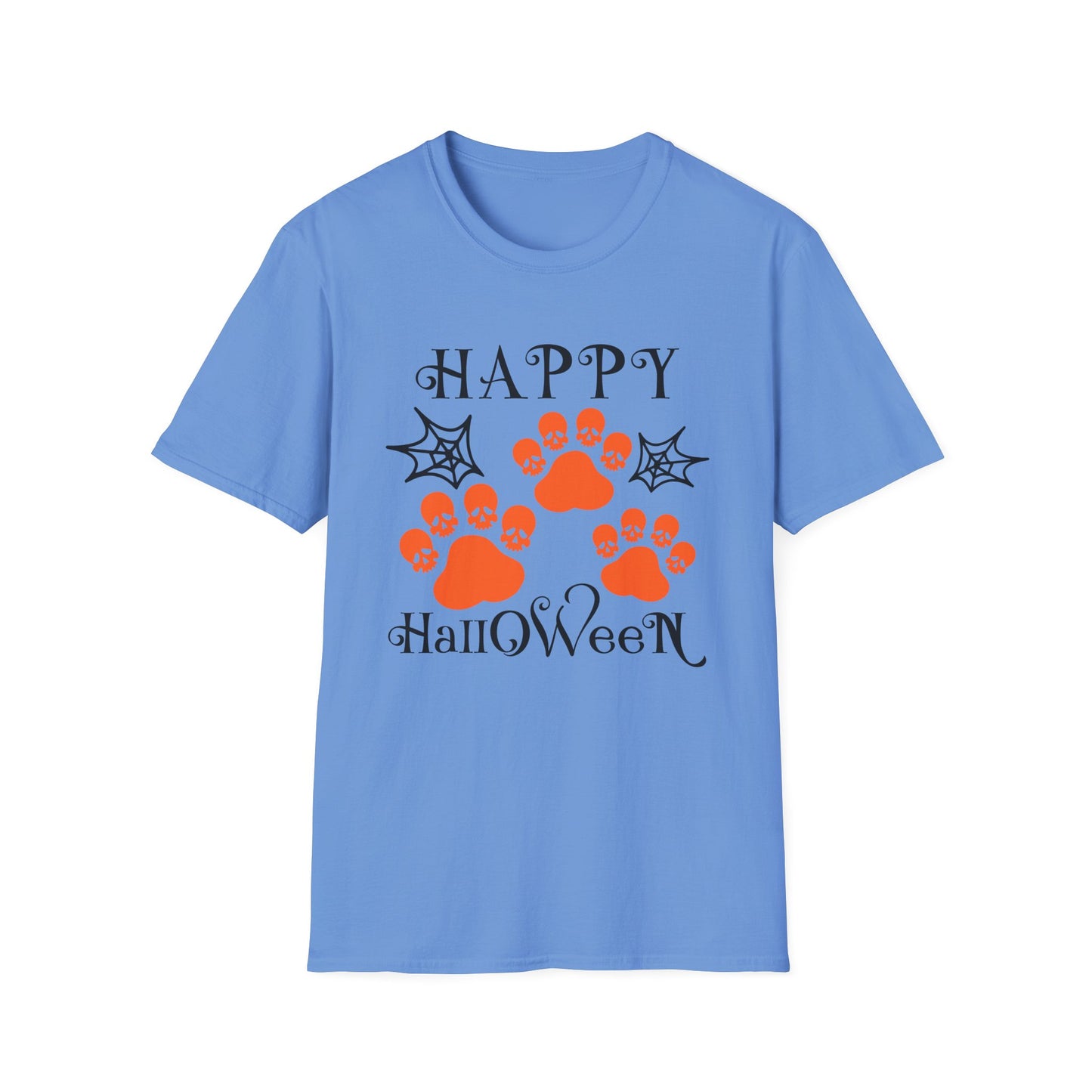 Happy Halloween Paw Print Tee