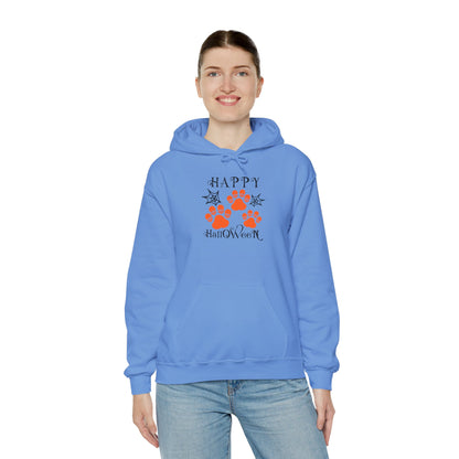 Happy Halloween Paw Print hoodie