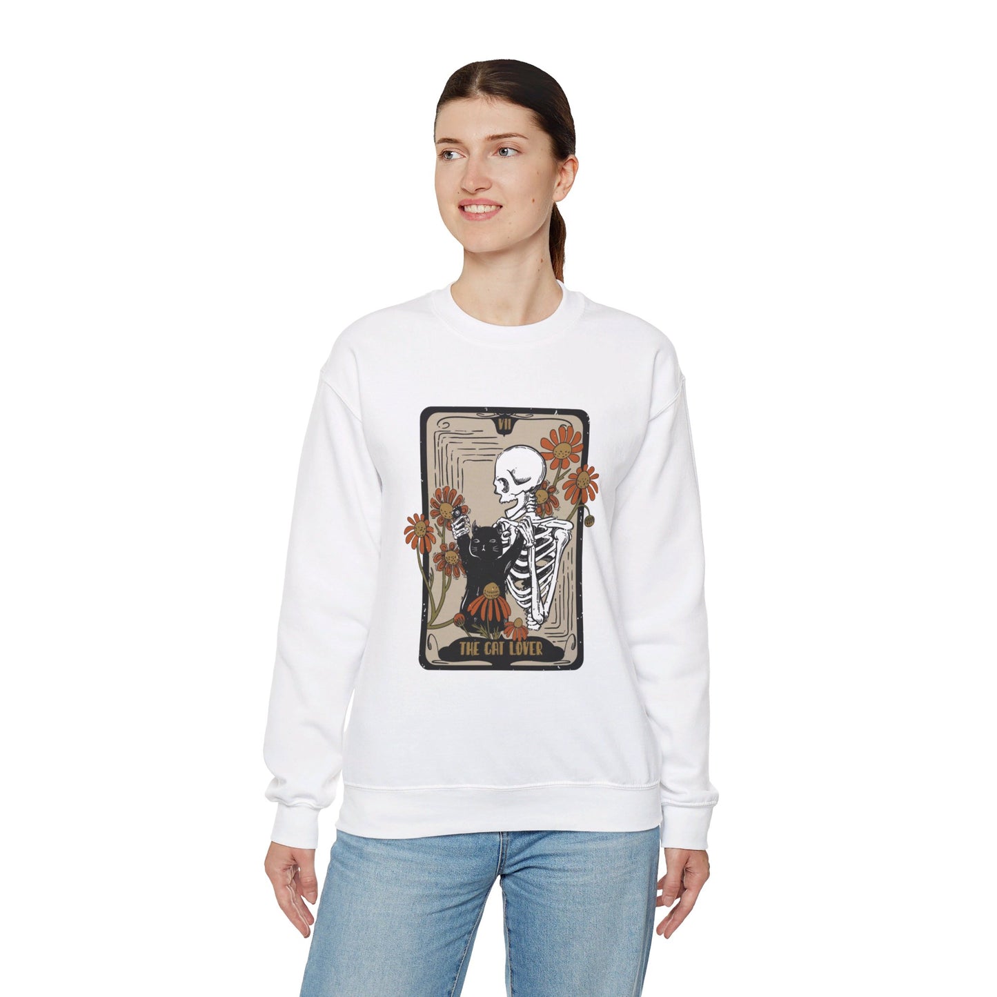 The Cat Lovers Tarot Halloween Crewneck