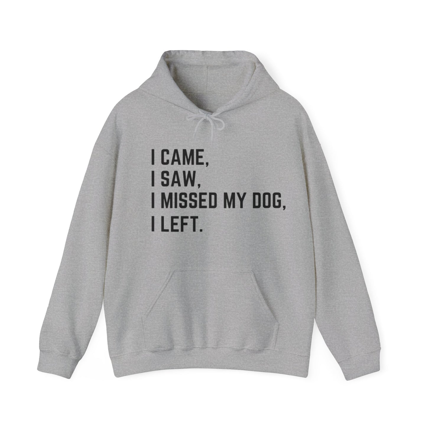 Came, Saw, Missed my Dog Hoodie