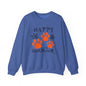 Happy Halloween Paw Print Crewneck