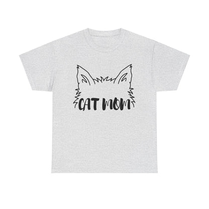 Long-Haired Cat Mom Tee