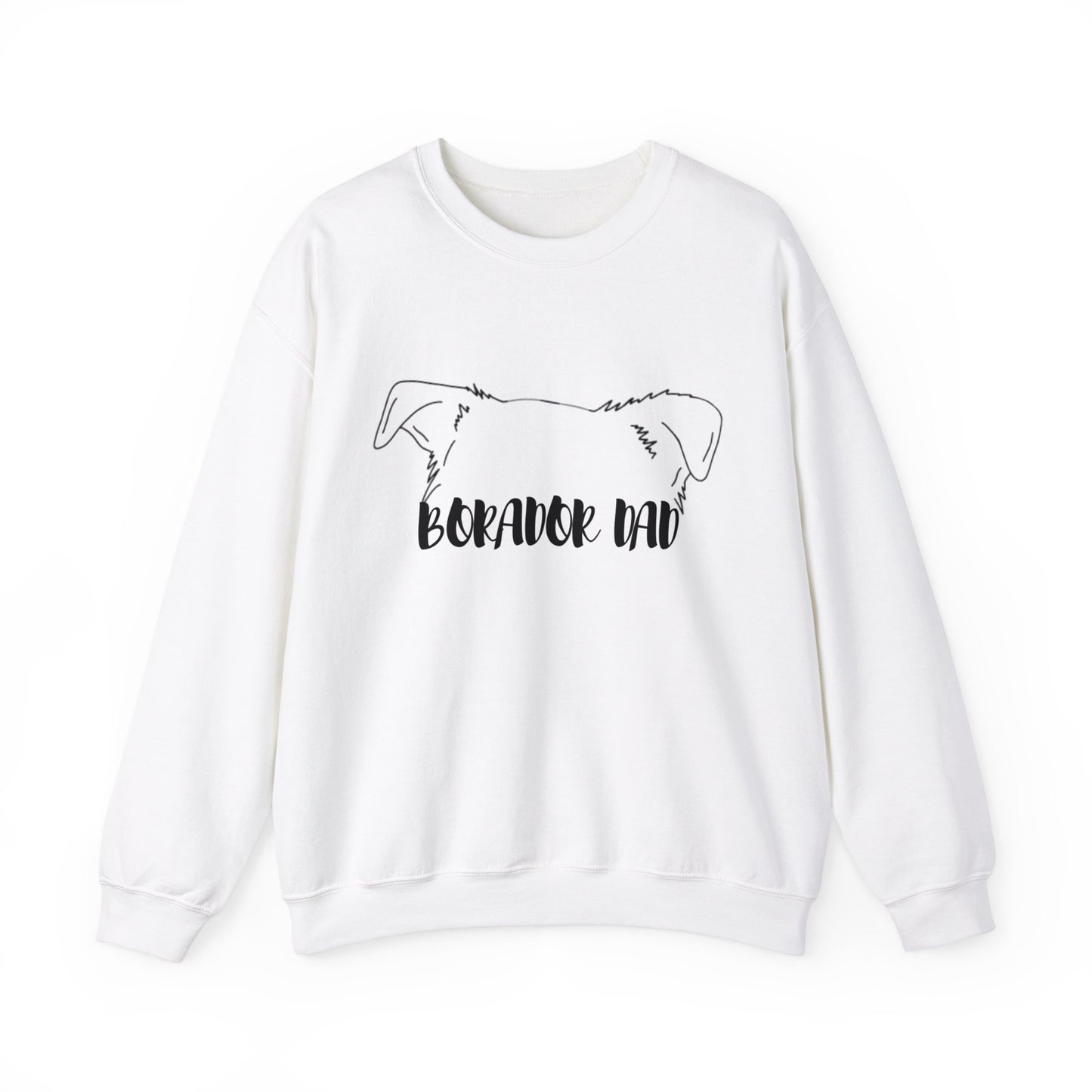 Border Collie Labrador Dad Crewneck