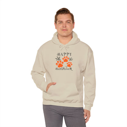 Happy Halloween Paw Print hoodie