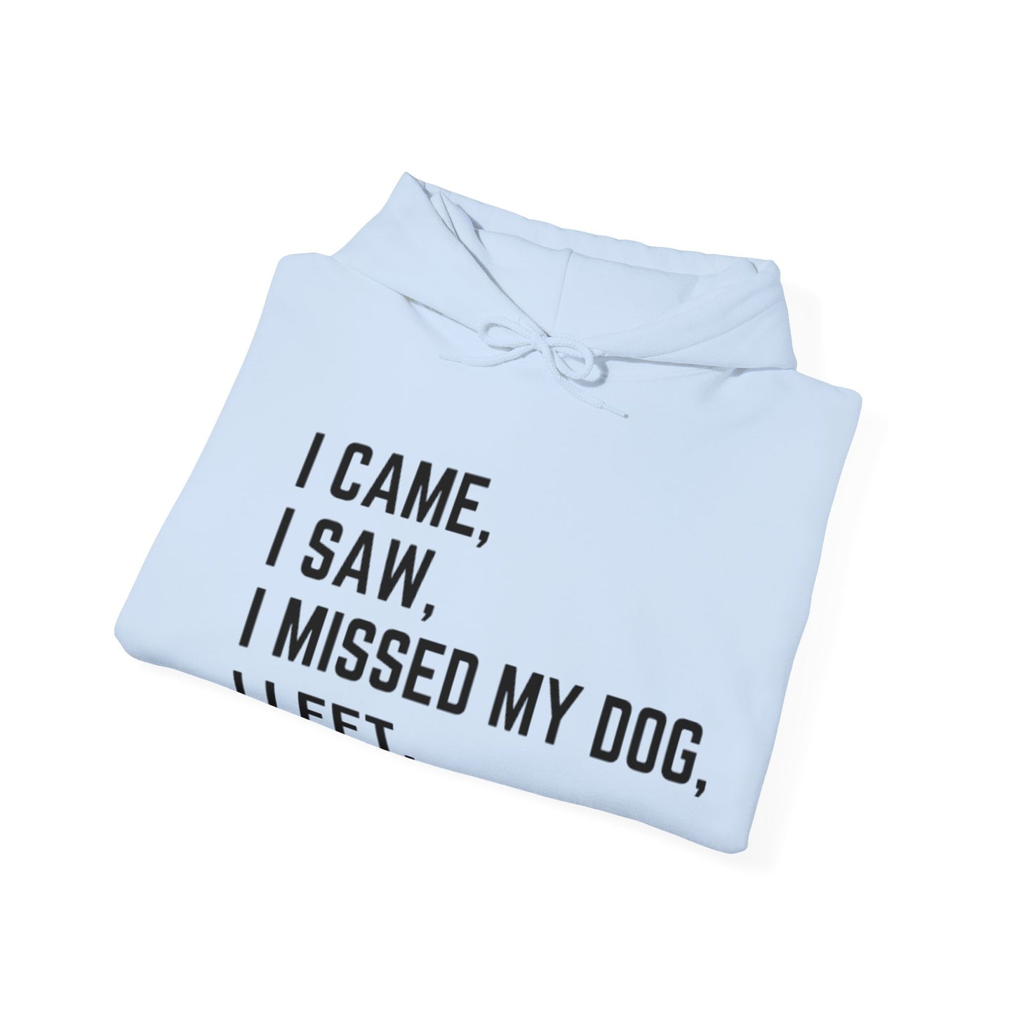 Came, Saw, Missed my Dog Hoodie