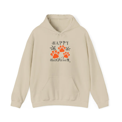 Happy Halloween Paw Print hoodie