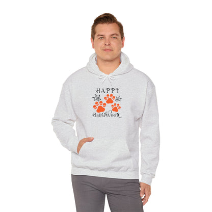 Happy Halloween Paw Print hoodie