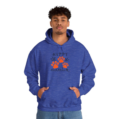 Happy Halloween Paw Print hoodie