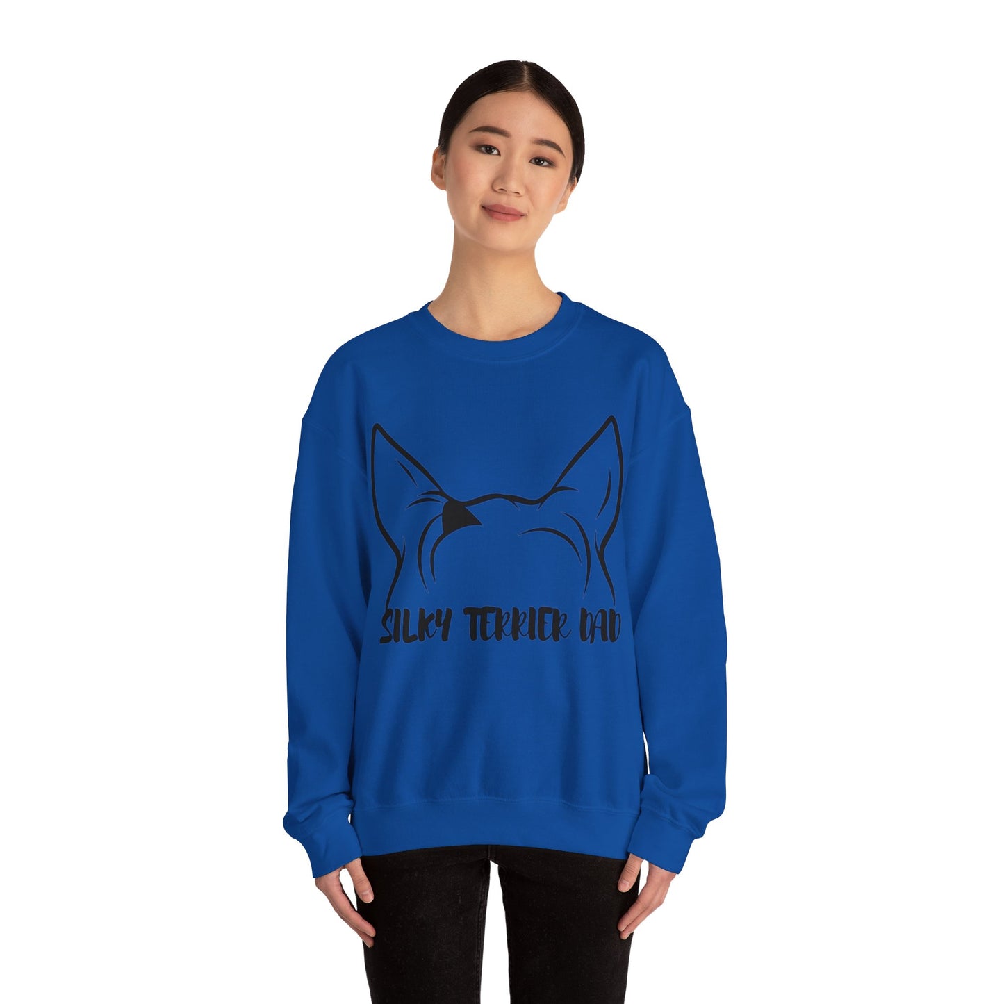 Silky Terrier Dad Crewneck