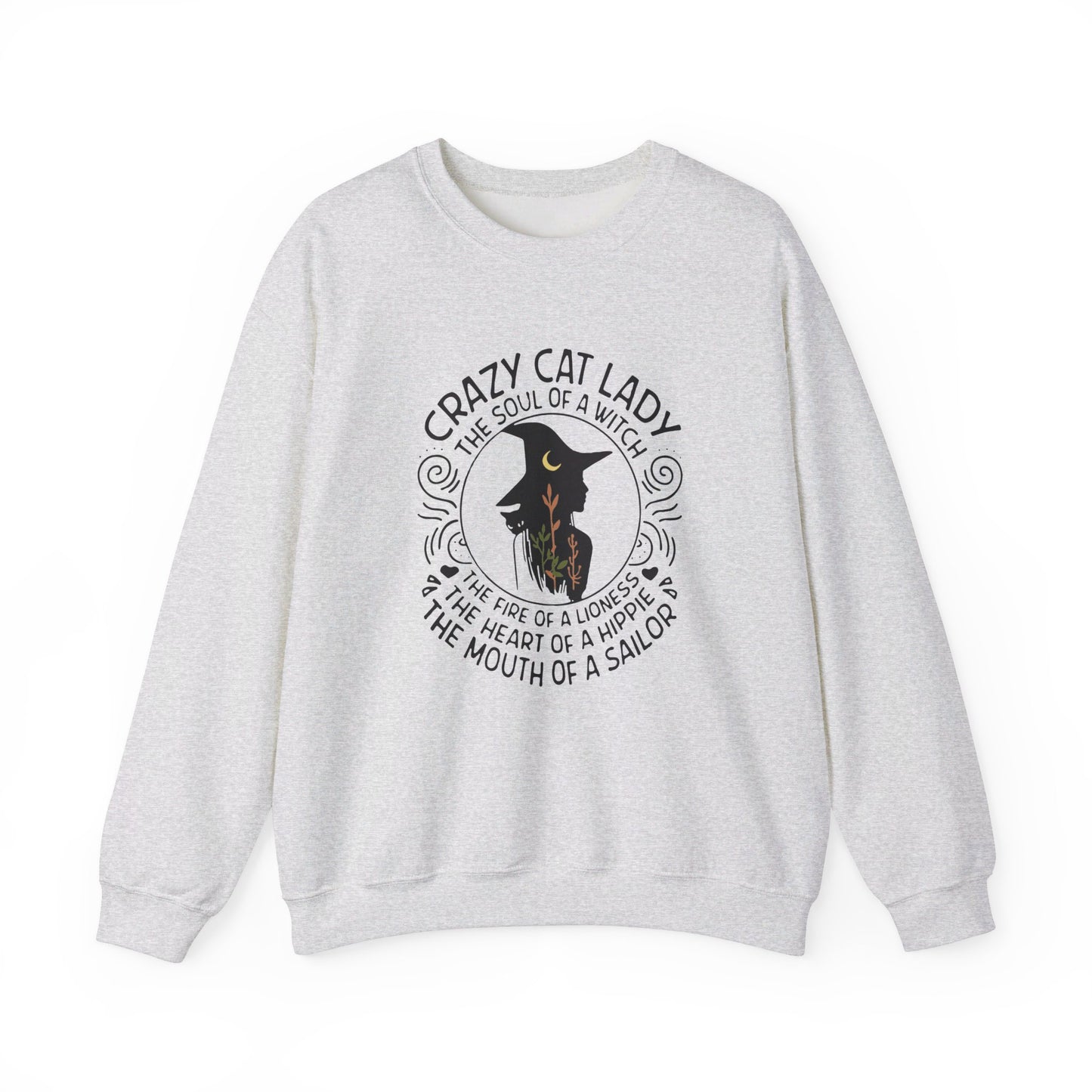 Crazy Cat Lady Halloween Crewneck