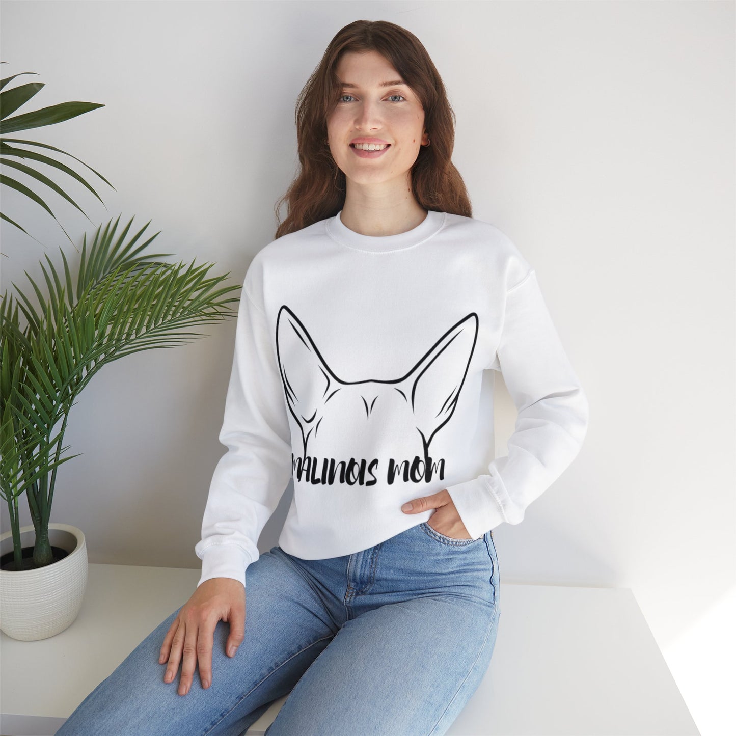 Belgian Malinois Mom Crewneck