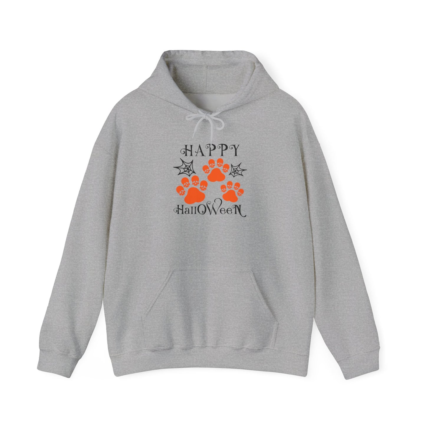 Happy Halloween Paw Print hoodie