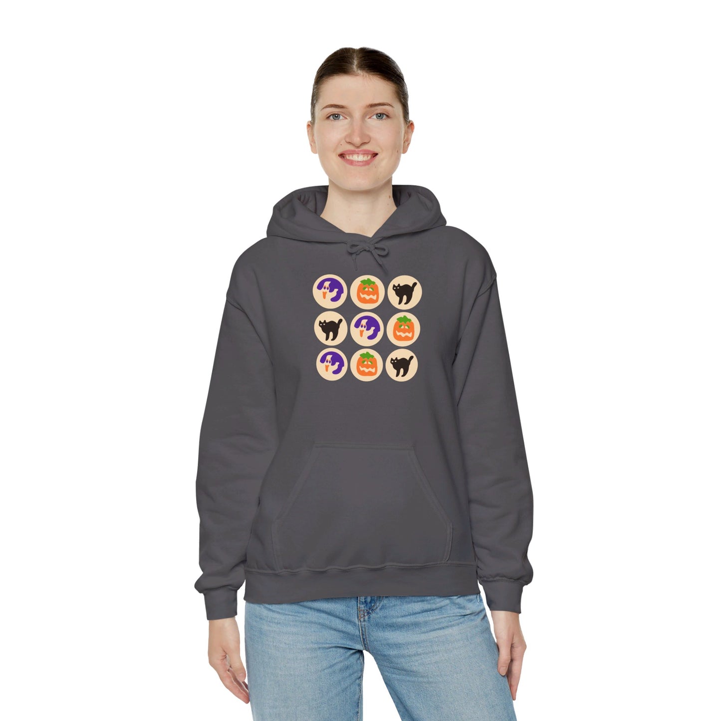 Halloween Cat Cookie Hoodie