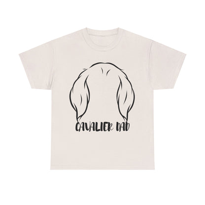 Cavalier King Charles Spaniel Dad Tee